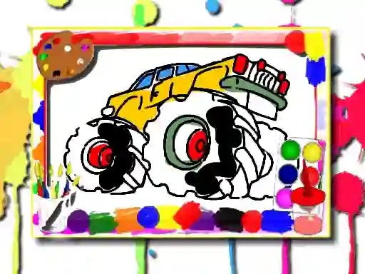 Lojë Monster Truck Coloring Book në internet