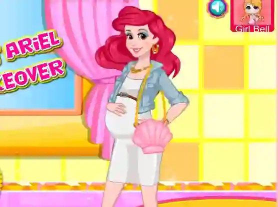 Lojë Pregnant Ariel Real Makeover në internet