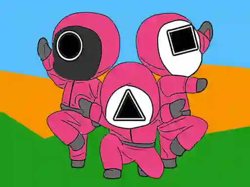 Lojë Squid Coloring Book në internet