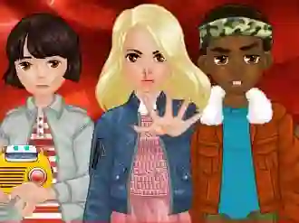 Lojë Stranger Things Squad në internet
