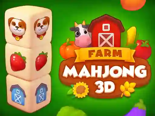Lojë Farm Mahjong 3D në internet