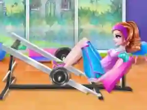 Lojë Princesses: fitness against fat në internet