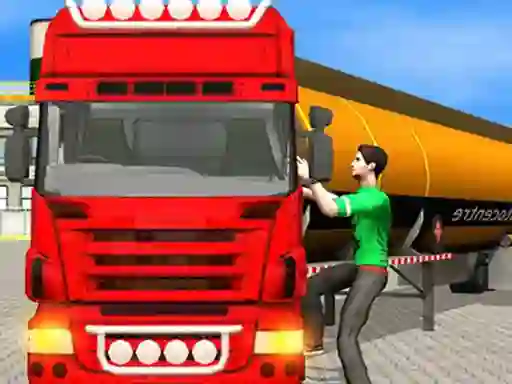 Lojë Oil Tanker Transporter Truck Simulator në internet