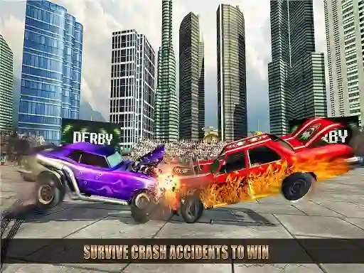 Lojë Extreme Car Battle Demolition Derby në internet