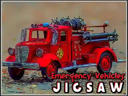 Lojë Emergency Vehicles Jigsaw në internet