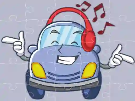 Lojë Smiling Cars Jigsaw në internet
