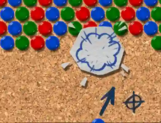 Lojë Pinboard Bubble Shooter në internet