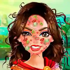 Lojë Wonder Woman Face Care në internet