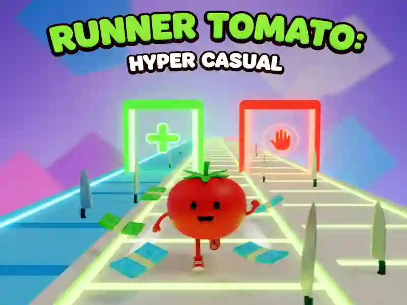 Lojë Runner Tomato: Hyper Casual në internet