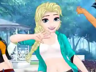 Lojë Princess Mannequin Challenge në internet