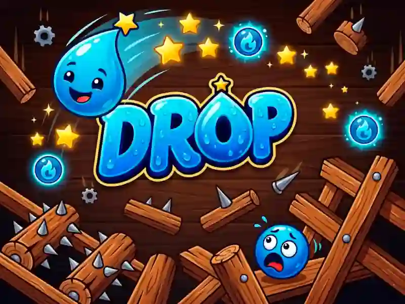 Lojë Drop në internet