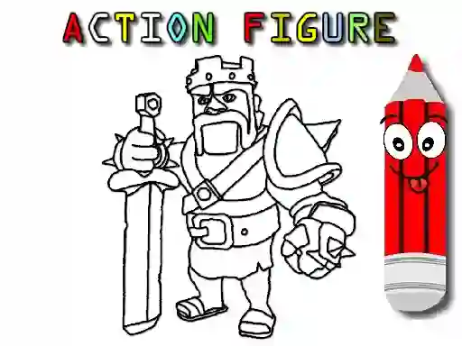 Lojë Back To School: Action Figure Coloring në internet