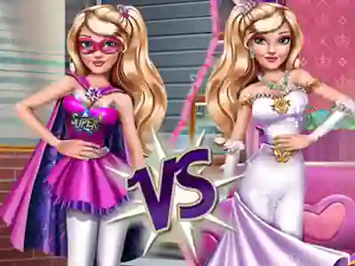 Lojë Superhero Vs Princess në internet