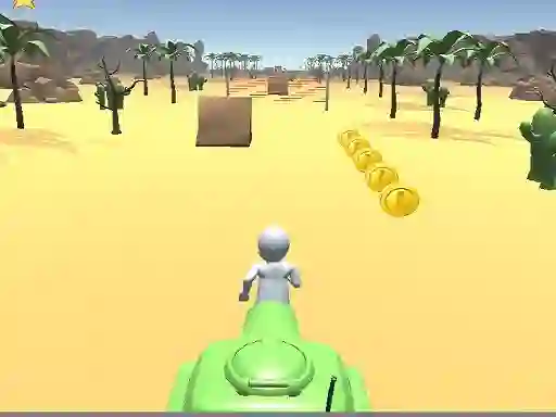 Lojë 3D Desert Parkour në internet