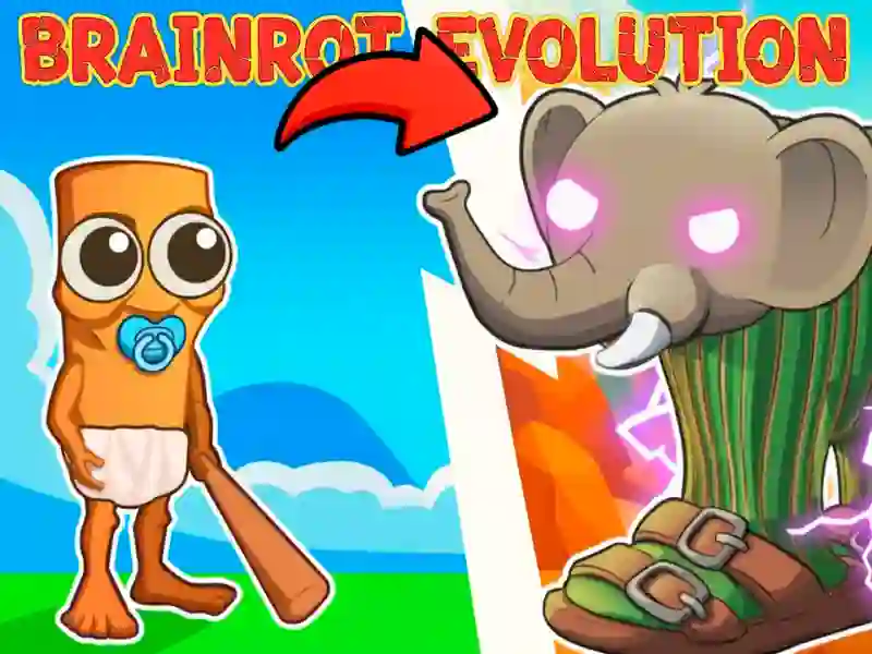 Lojë Brainrot Evolution në internet