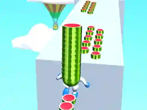 Lojë Watermelon Run 3d në internet
