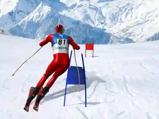 Lojë Slalom Ski Simulator në internet