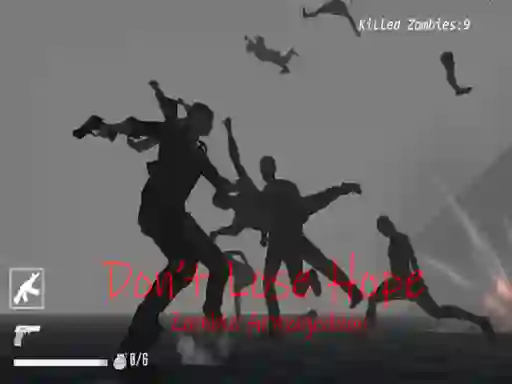Lojë Don`t Lose Hope Zombie Armageddon në internet