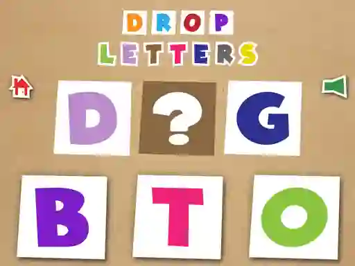 Lojë Drop Letters në internet