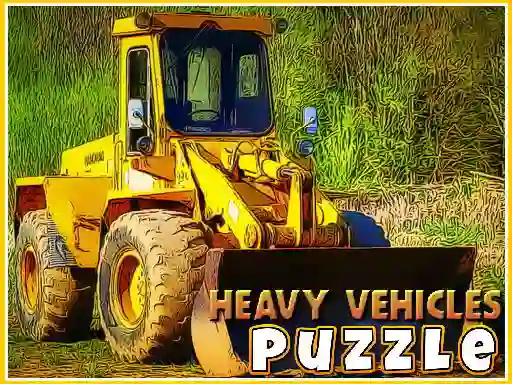 Lojë Heavy Vehicles Puzzle në internet
