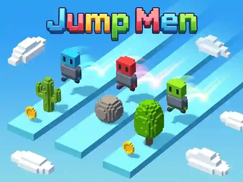 Lojë Jump men në internet
