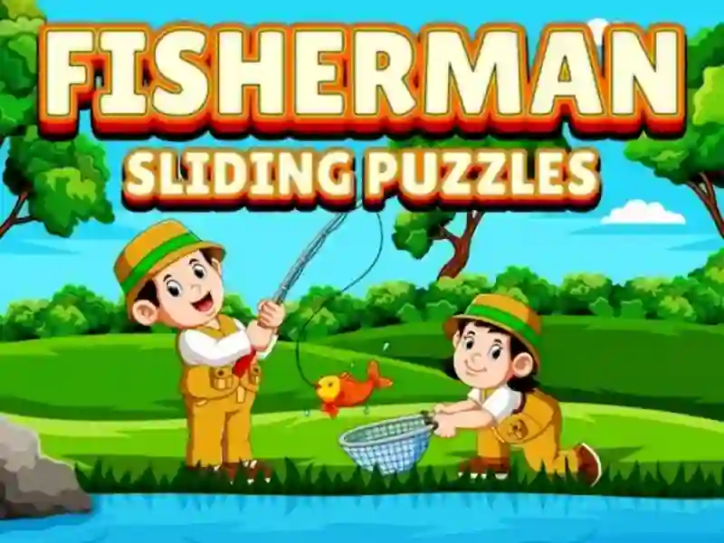 Lojë Fisherman Sliding Puzzle në internet