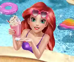 Lojë Mermaid Princess Pool Time në internet