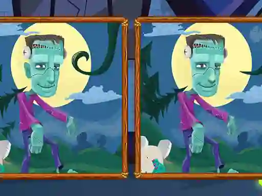 Lojë Halloween Find the Differences në internet
