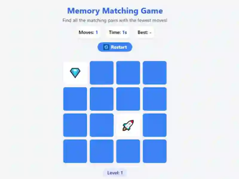 Lojë Memory Matching Game në internet