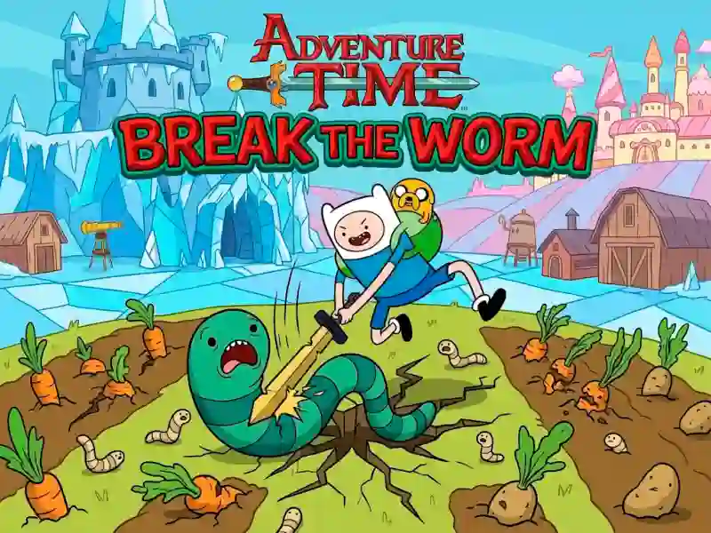 Lojë Adventure Time Break the Worm në internet