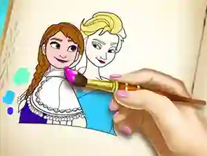 Lojë Ice Kingdom Coloring Book në internet