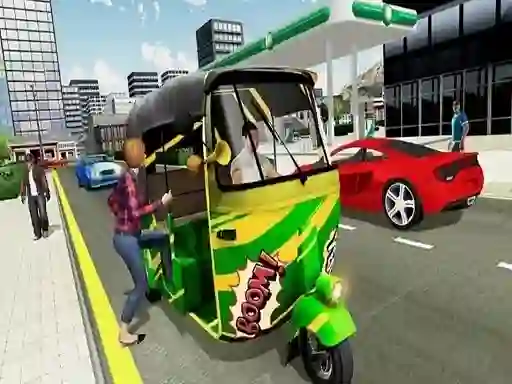 Lojë Indian Tricycle Rickshaw Simulator në internet