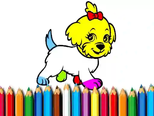 Lojë Back To School: Doggy Coloring Book në internet