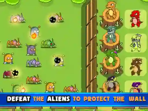 Lojë Tower Defense Dragon Merge në internet