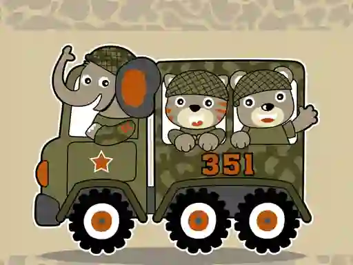 Lojë Army Weapon Vehicles Match 3 në internet