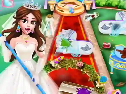 Lojë Princess Wedding Cleaning në internet
