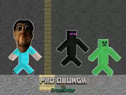 Lojë Pro Obunga vs CreepEnder në internet