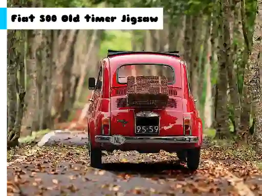 Lojë Fiat 500 Old Timer Jigsaw në internet