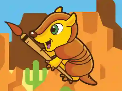 Lojë Happy Armadillo Coloring në internet