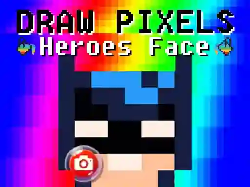Lojë Draw Pixels Heroes Face në internet