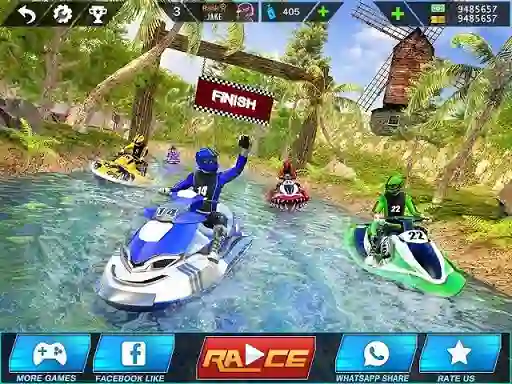 Lojë Extreme Power Boat Water Racing në internet