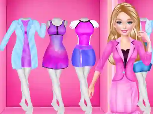 Lojë Fashion Girl Career Outfits në internet