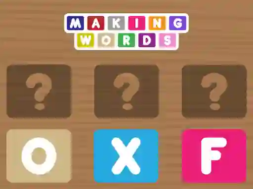 Lojë Making Words në internet
