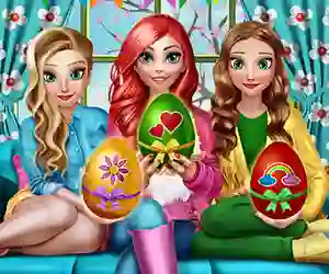 Lojë Princesses Easter Fun në internet