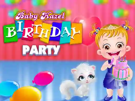 Lojë Baby Hazel. Birthday party në internet