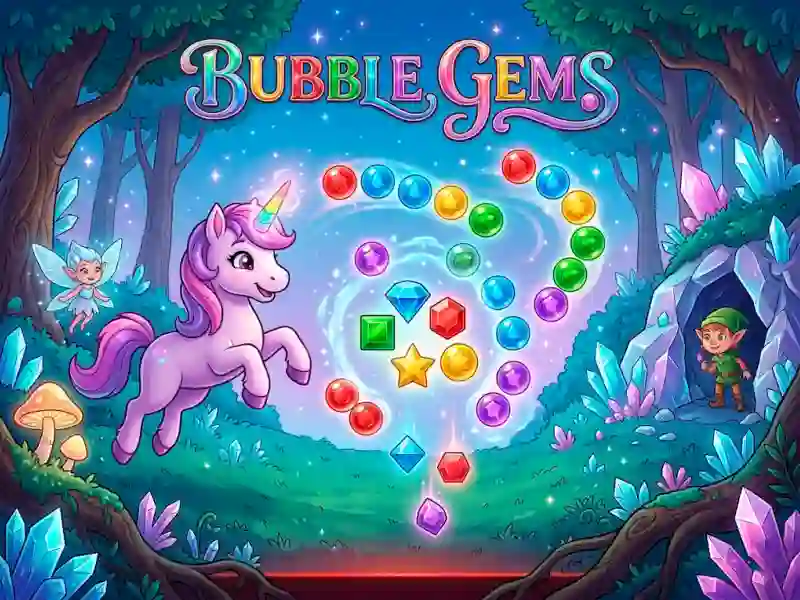 Lojë Bubble Gems në internet