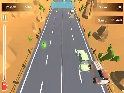Lojë Furious Road në internet