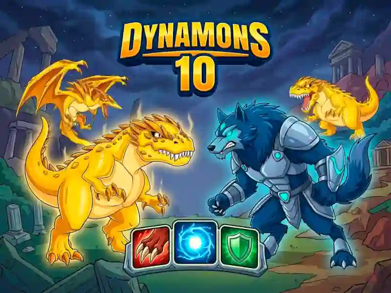 Lojë Dynamons 10 në internet