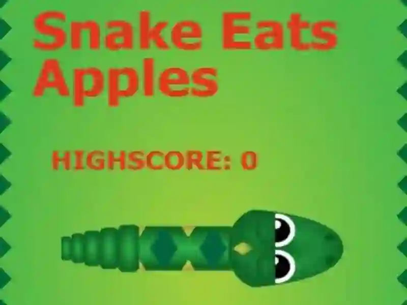 Lojë Snake Eats Apples në internet