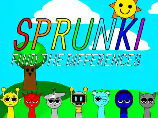 Lojë Sprunki Find The Differences në internet